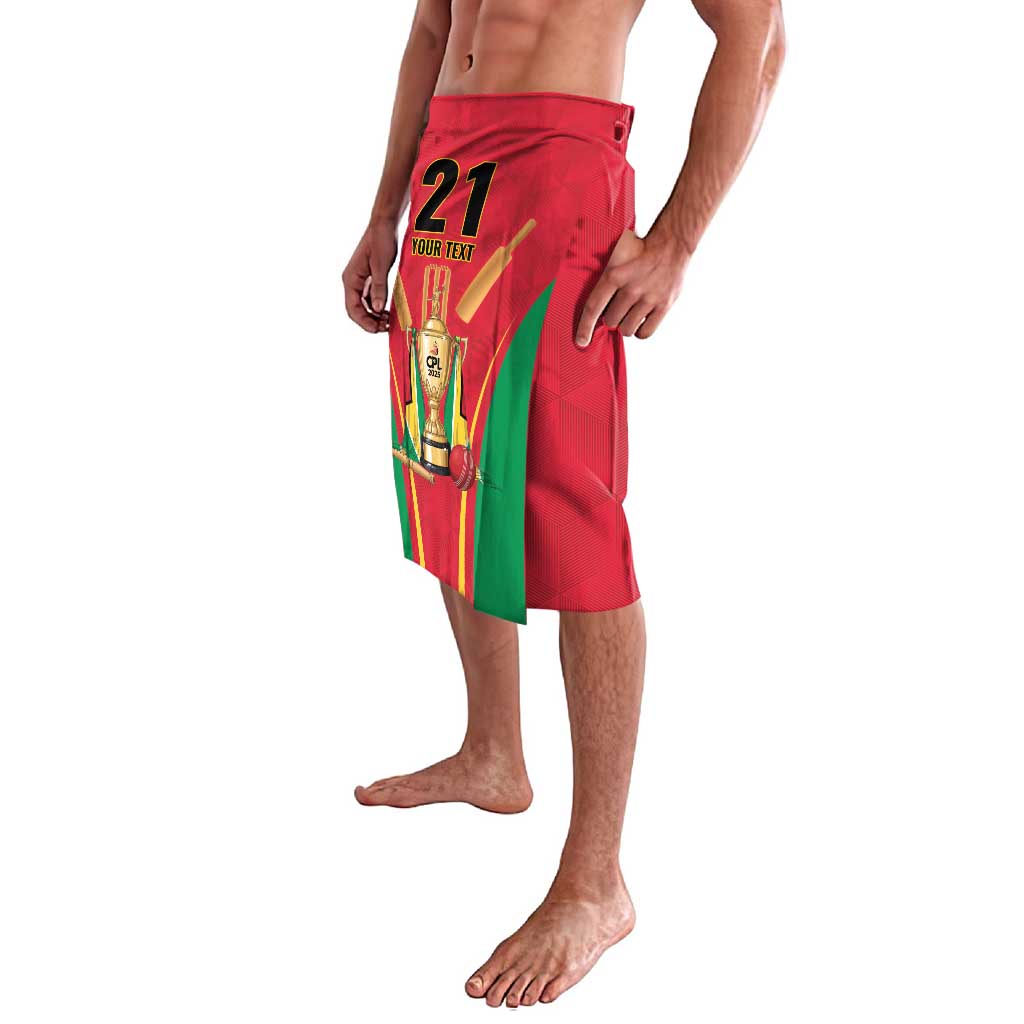 Custom Guyana Victory Run 2025 Lavalava Caribbean Cricket Supporter Amazon Warriors - Wonder Print Shop