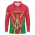 Custom Guyana Victory Run 2025 Long Sleeve Polo Shirt Caribbean Cricket Supporter Amazon Warriors - Wonder Print Shop