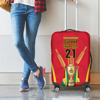 Custom Guyana Victory Run 2025 Luggage Cover Caribbean Cricket Supporter Amazon Warriors - Wonder Print Shop