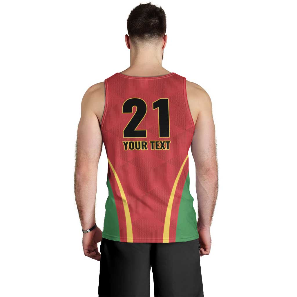Custom Guyana Victory Run 2025 Men Tank Top Caribbean Cricket Supporter Amazon Warriors - Wonder Print Shop