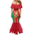 Custom Guyana Victory Run 2025 Mermaid Dress Caribbean Cricket Supporter Amazon Warriors - Wonder Print Shop