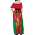 Custom Guyana Victory Run 2025 Off Shoulder Maxi Dress Caribbean Cricket Supporter Amazon Warriors - Wonder Print Shop
