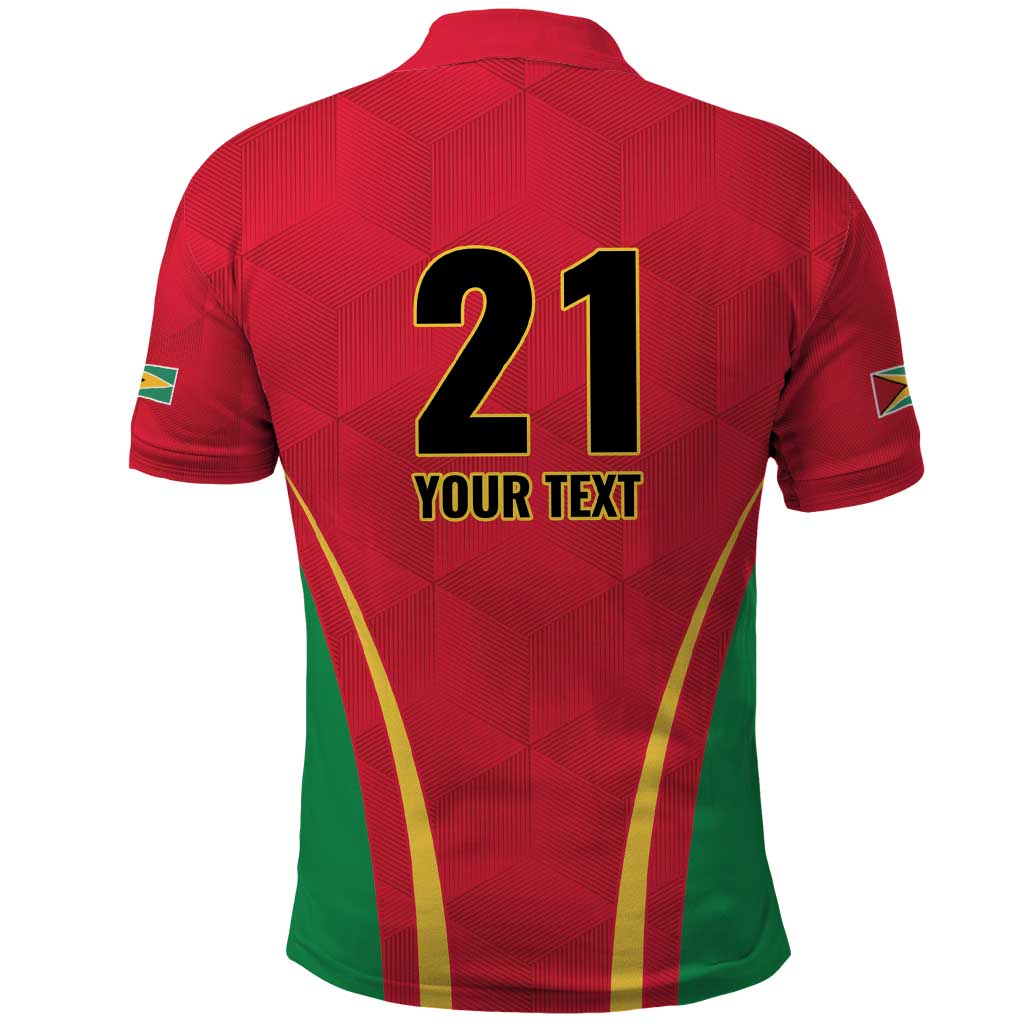 Custom Guyana Victory Run 2025 Polo Shirt Caribbean Cricket Supporter Amazon Warriors - Wonder Print Shop