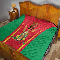 Custom Guyana Victory Run 2025 Quilt Caribbean Cricket Supporter Amazon Warriors - Wonder Print Shop