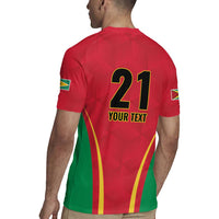 Custom Guyana Victory Run 2025 Rugby Jersey Caribbean Cricket Supporter Amazon Warriors - Wonder Print Shop