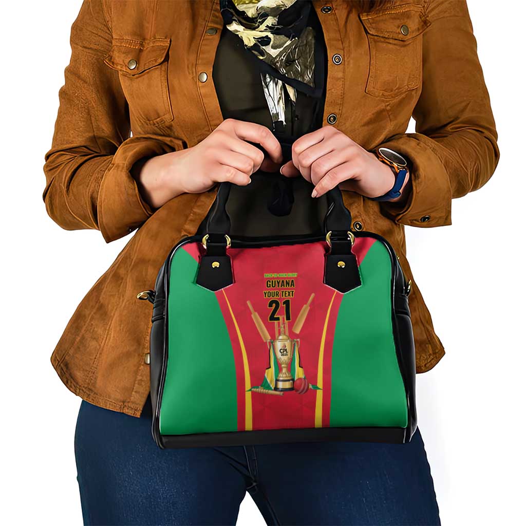 Custom Guyana Victory Run 2025 Shoulder Handbag Caribbean Cricket Supporter Amazon Warriors - Wonder Print Shop