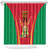 Custom Guyana Victory Run 2025 Shower Curtain Caribbean Cricket Supporter Amazon Warriors - Wonder Print Shop