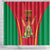 Custom Guyana Victory Run 2025 Shower Curtain Caribbean Cricket Supporter Amazon Warriors - Wonder Print Shop