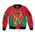 Custom Guyana Victory Run 2025 Sleeve Zip Bomber Jacket Caribbean Cricket Supporter Amazon Warriors - Wonder Print Shop