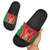 Custom Guyana Victory Run 2025 Slide Sandals Caribbean Cricket Supporter Amazon Warriors - Wonder Print Shop