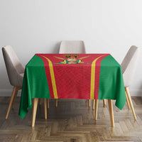 Custom Guyana Victory Run 2025 Tablecloth Caribbean Cricket Supporter Amazon Warriors - Wonder Print Shop