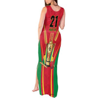 Custom Guyana Victory Run 2025 Tank Maxi Dress Caribbean Cricket Supporter Amazon Warriors - Wonder Print Shop