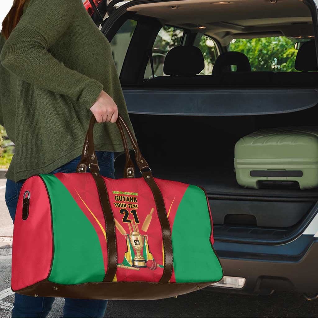 Custom Guyana Victory Run 2025 Travel Bag Caribbean Cricket Supporter Amazon Warriors - Wonder Print Shop