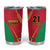 Custom Guyana Victory Run 2025 Tumbler Cup Caribbean Cricket Supporter Amazon Warriors - Wonder Print Shop