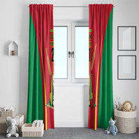 Custom Guyana Victory Run 2025 Window Curtain Caribbean Cricket Supporter Amazon Warriors - Wonder Print Shop