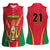 Custom Guyana Victory Run 2025 Women Sleeveless Polo Shirt Caribbean Cricket Supporter Amazon Warriors - Wonder Print Shop