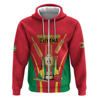 Custom Guyana Victory Run 2025 Zip Hoodie Caribbean Cricket Supporter Amazon Warriors - Wonder Print Shop