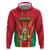 Custom Guyana Victory Run 2025 Zip Hoodie Caribbean Cricket Supporter Amazon Warriors - Wonder Print Shop