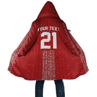 World Football 2026 Egypt Custom Cloak Red Ancient Egyptian Hieroglyphs - Wonder Print Shop