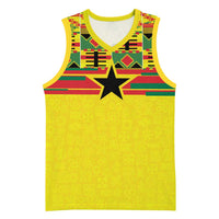 World Football 2026 Ghana Custom Basketball Jersey Black Stars African Kente Pattern - Wonder Print Shop