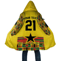 World Football 2026 Ghana Custom Cloak Black Stars African Kente Pattern - Wonder Print Shop