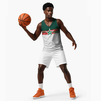 World Football 2026 Morocco Custom Basketball Jersey African Geometric White Pattern - Wonder Print Shop