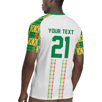 World Football 2026 Senegal Custom Rugby Jersey African Kente White Pattern LT9