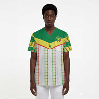 World Football 2026 Senegal Custom Scrub Top African Kente White Pattern - Wonder Print Shop