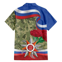 Russia Defender of The Fatherland Day Family Matching Mermaid Dress and Hawaiian Shirt