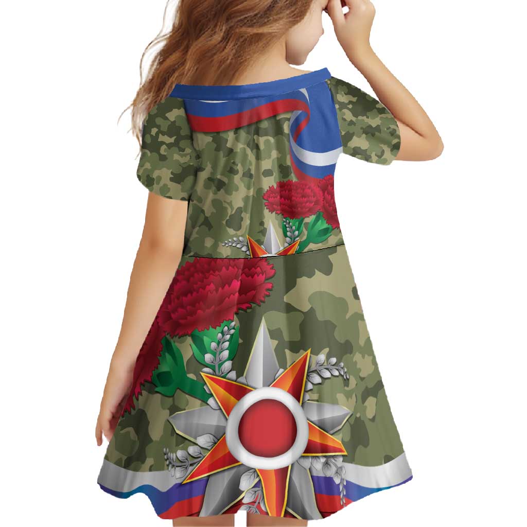 Russia Defender of The Fatherland Day Family Matching Off Shoulder Maxi Dress and Hawaiian Shirt