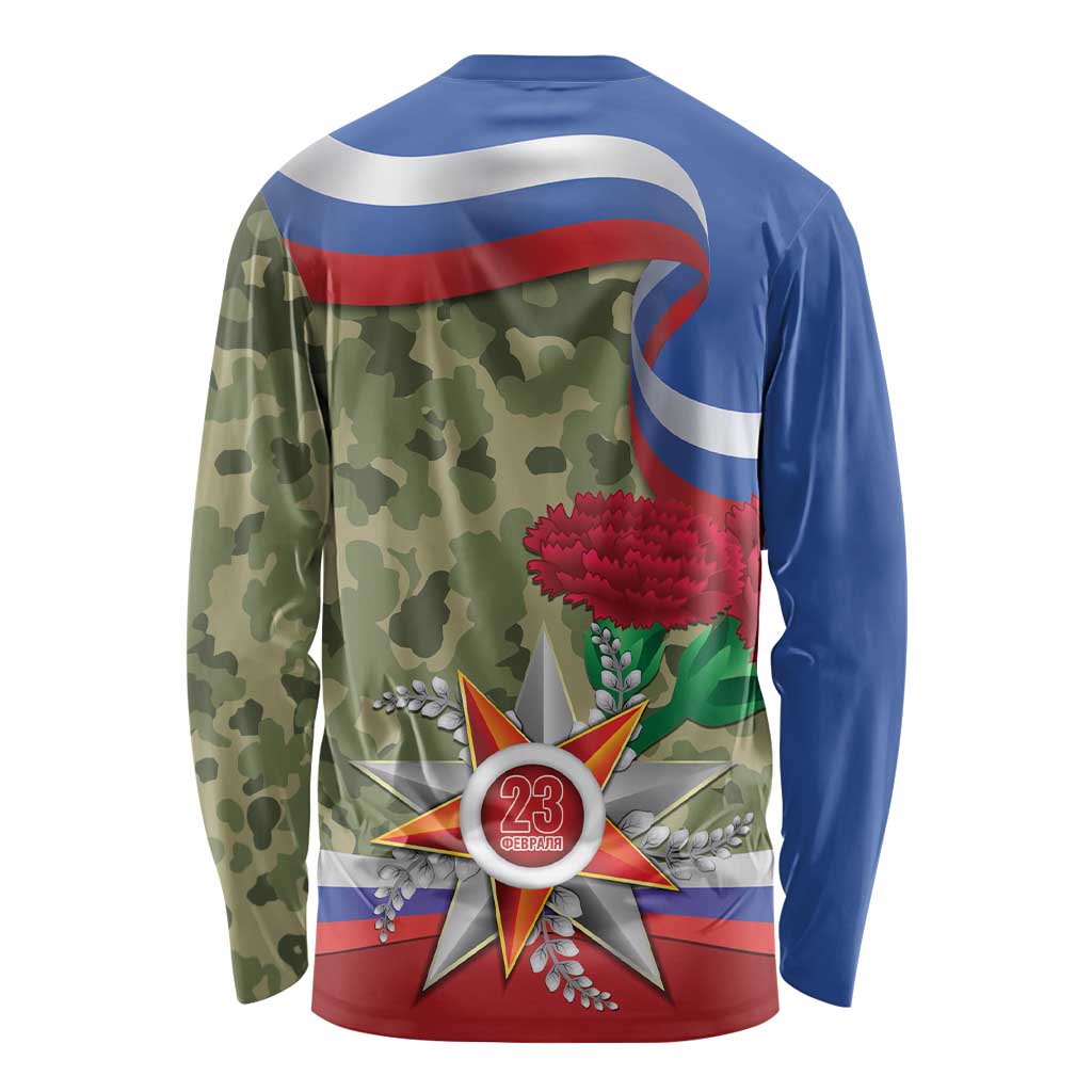 Russia Defender of The Fatherland Day Long Sleeve Shirt