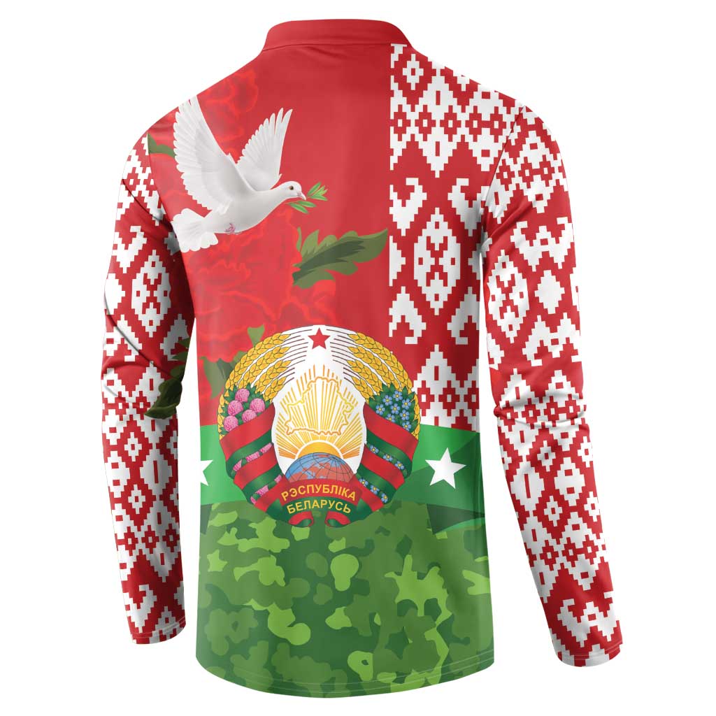 Belarus Defender of The Fatherland Day Button Sweatshirt