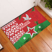 Belarus Defender of The Fatherland Day Rubber Doormat