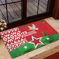 Belarus Defender of The Fatherland Day Rubber Doormat