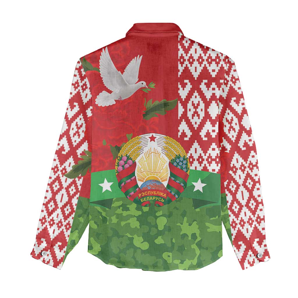 Belarus Defender of The Fatherland Day Women Casual Shirt - Wonder Print Shop