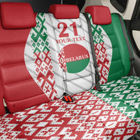 Belarus Football Custom Back Car Seat Cover Rushnyk Pattern