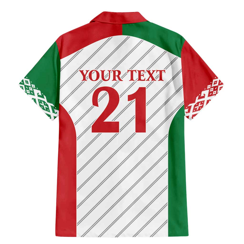 Belarus Football Custom Family Matching Mermaid Dress and Hawaiian Shirt Rushnyk Pattern