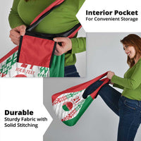 Belarus Football Custom Grocery Bag Rushnyk Pattern