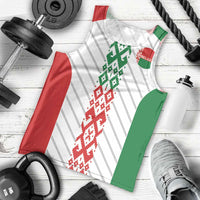 Belarus Football Custom Men Tank Top Rushnyk Pattern