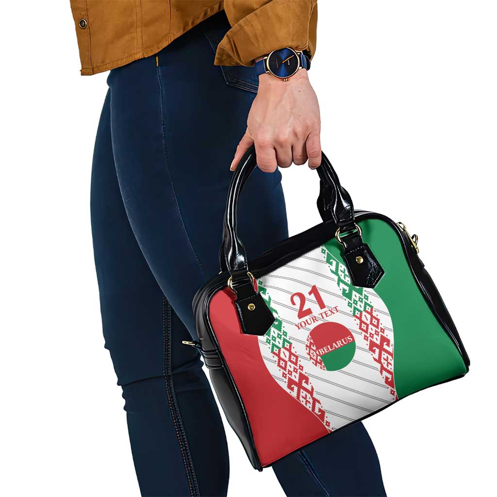 Belarus Football Custom Shoulder Handbag Rushnyk Pattern