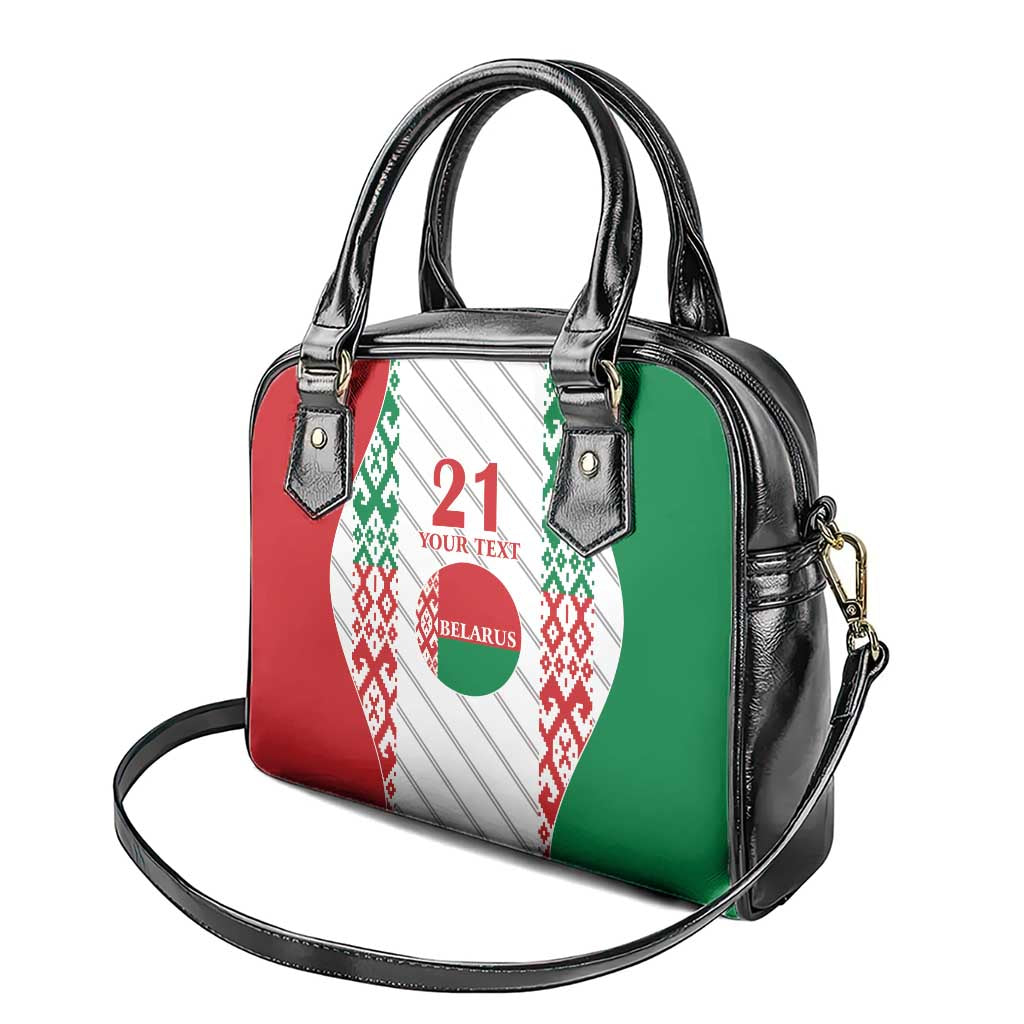 Belarus Football Custom Shoulder Handbag Rushnyk Pattern