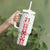 Belarus Football Custom Tumbler With Handle Rushnyk Pattern