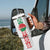 Belarus Football Custom Tumbler With Handle Rushnyk Pattern