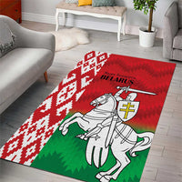 Republic of Belarus Area Rug Pahonia Rushnyk Pattern