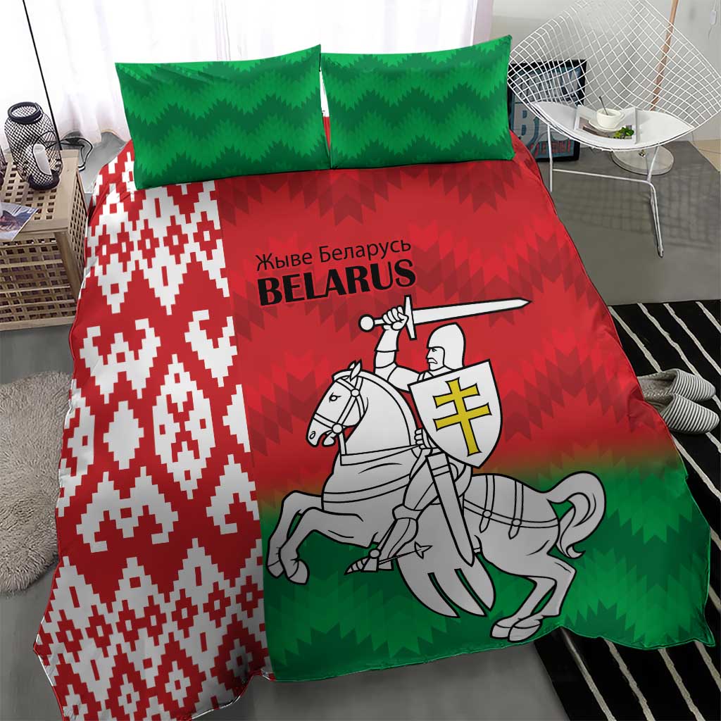 Republic of Belarus Bedding Set Pahonia Rushnyk Pattern
