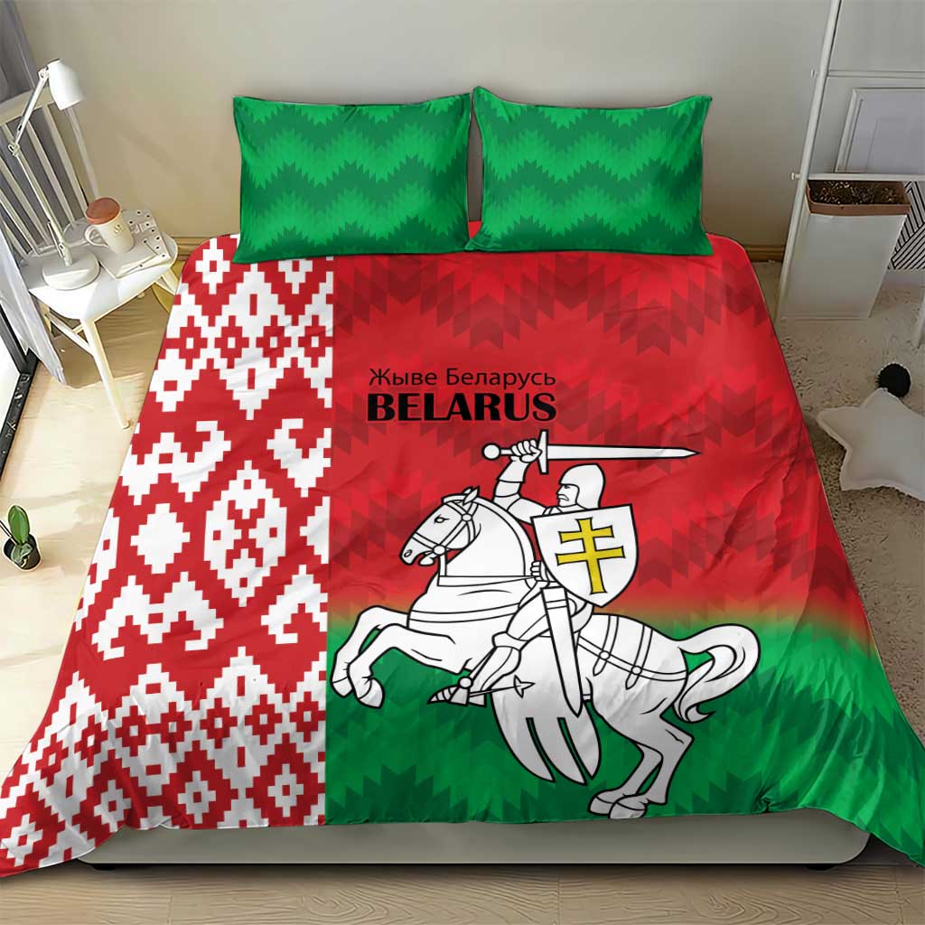 Republic of Belarus Bedding Set Pahonia Rushnyk Pattern