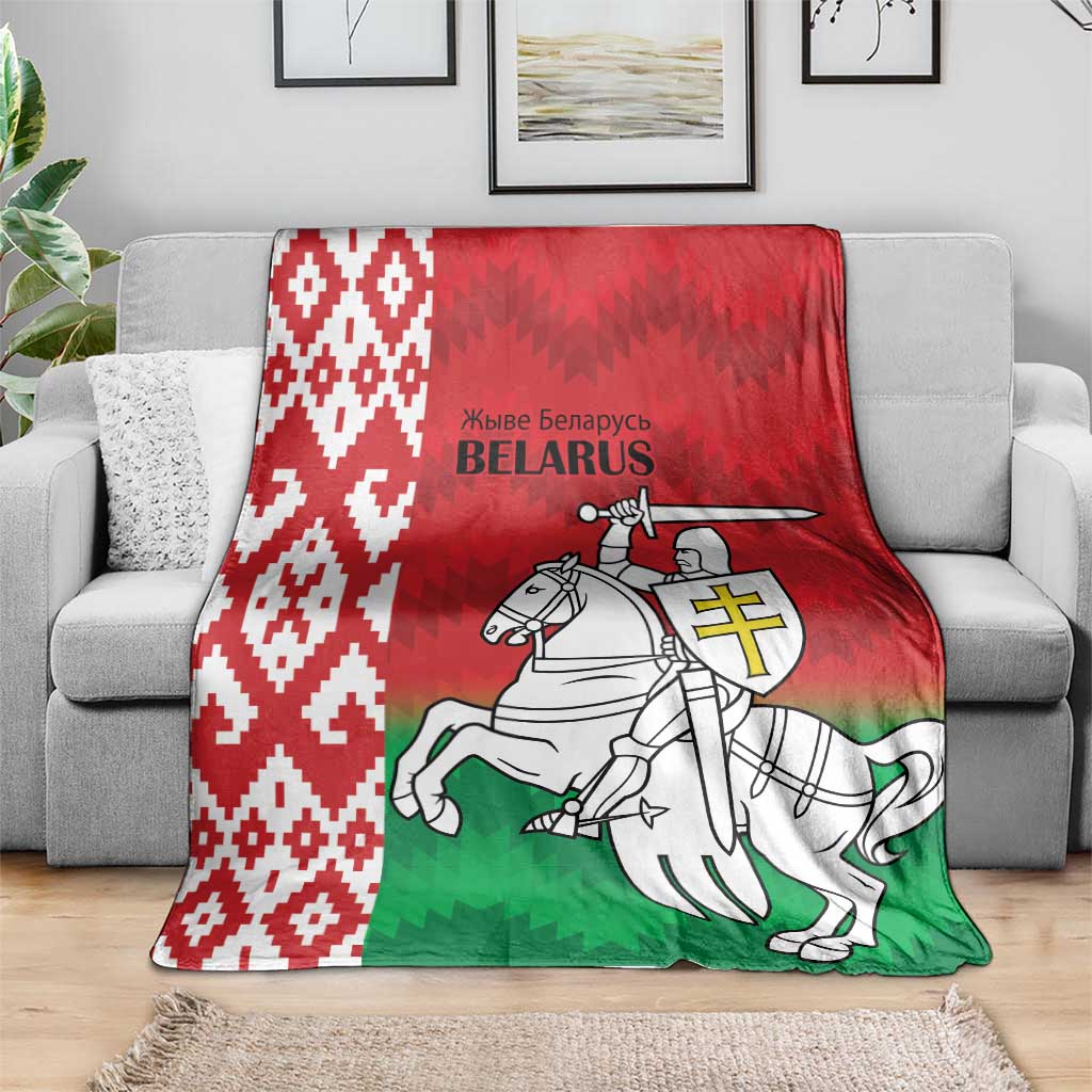 Republic of Belarus Blanket Pahonia Rushnyk Pattern