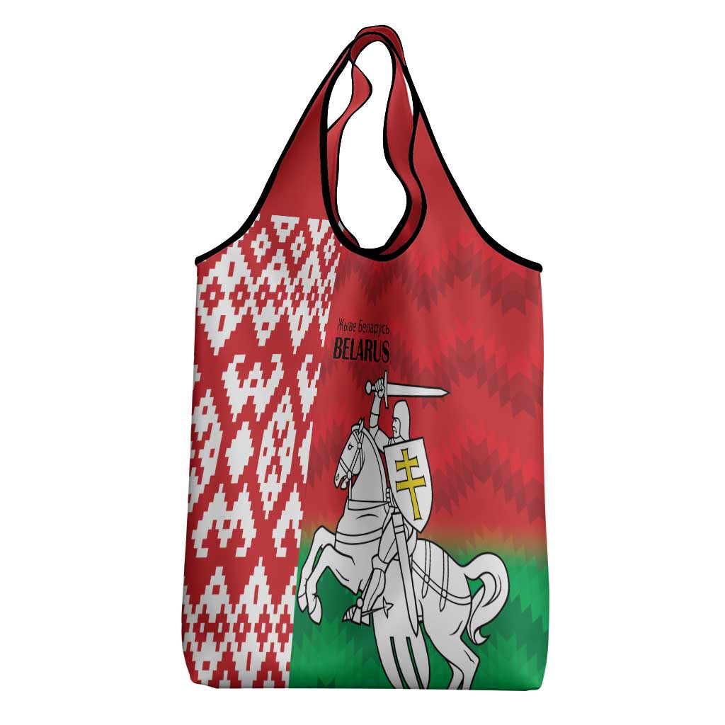 Republic of Belarus Grocery Bag Pahonia Rushnyk Pattern