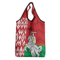 Republic of Belarus Grocery Bag Pahonia Rushnyk Pattern