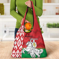 Republic of Belarus Grocery Bag Pahonia Rushnyk Pattern